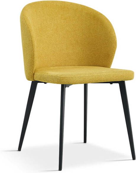 Huisenthuis.nl Stoel Lena Geel Set van 4