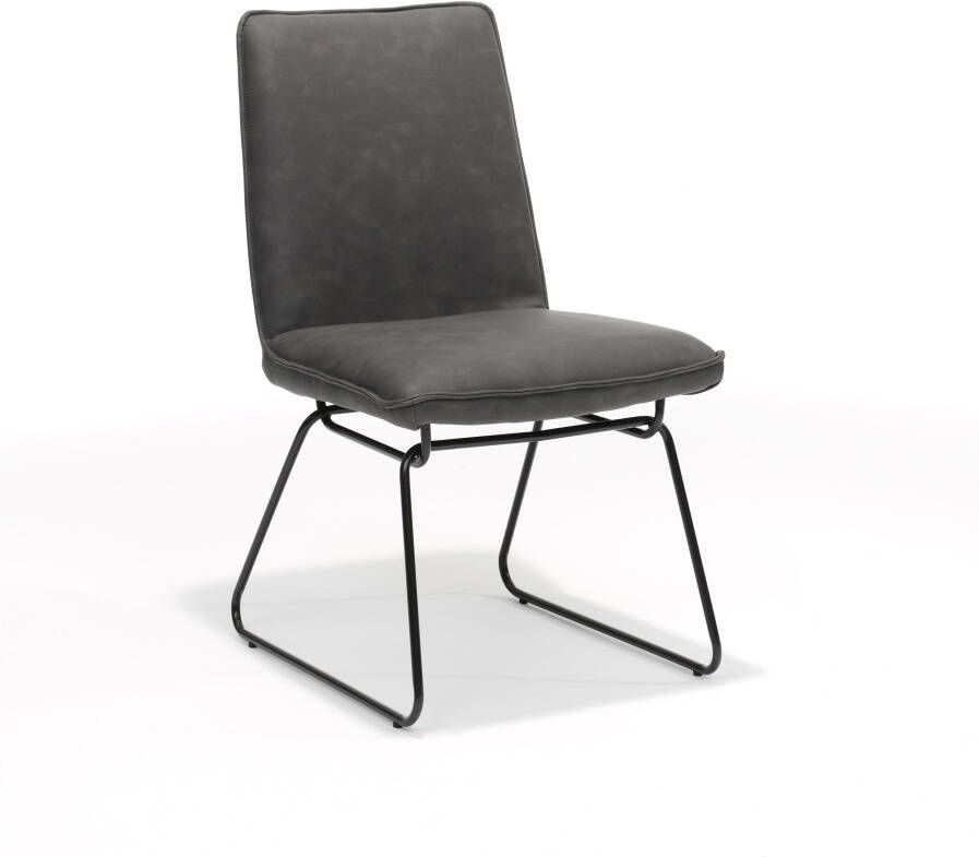 Huisenthuis.nl Stoel Lieke Antraciet Set van 2