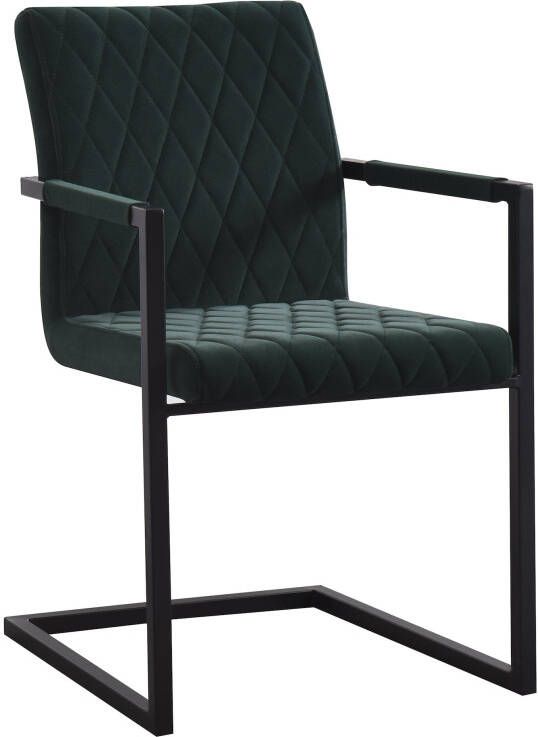 Huisenthuis.nl Stoel Linda Groen Set van 4