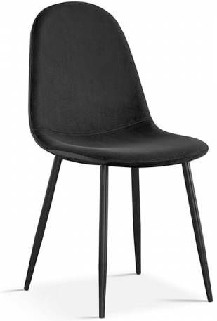 Huisenthuis.nl Stoel Lola Zwart Set van 4