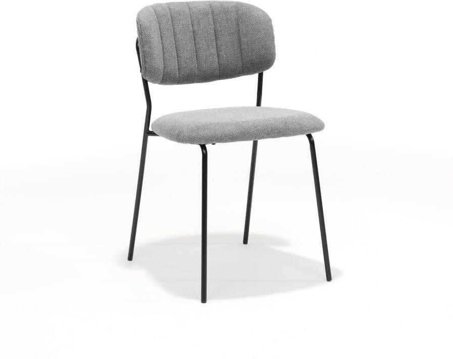 Huisenthuis.nl Stoel Lotte Grijs Set van 2