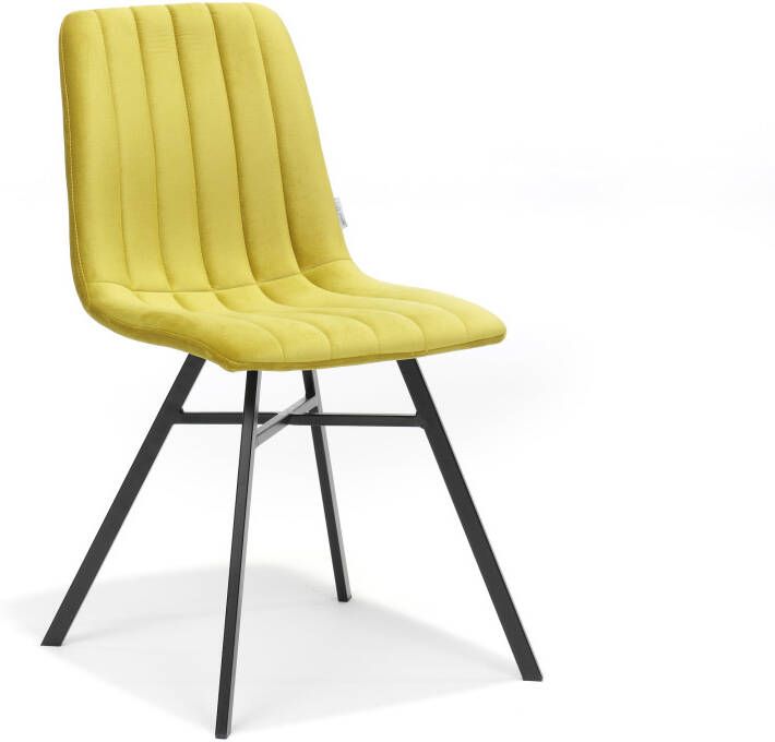 Huisenthuis.nl Stoel Pam Geel Set van 2