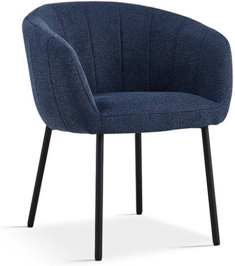 Huisenthuis.nl Stoel Pia Blauw Set van 2