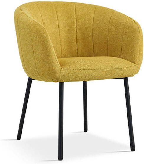 Huisenthuis.nl Stoel Pia Geel Set van 2