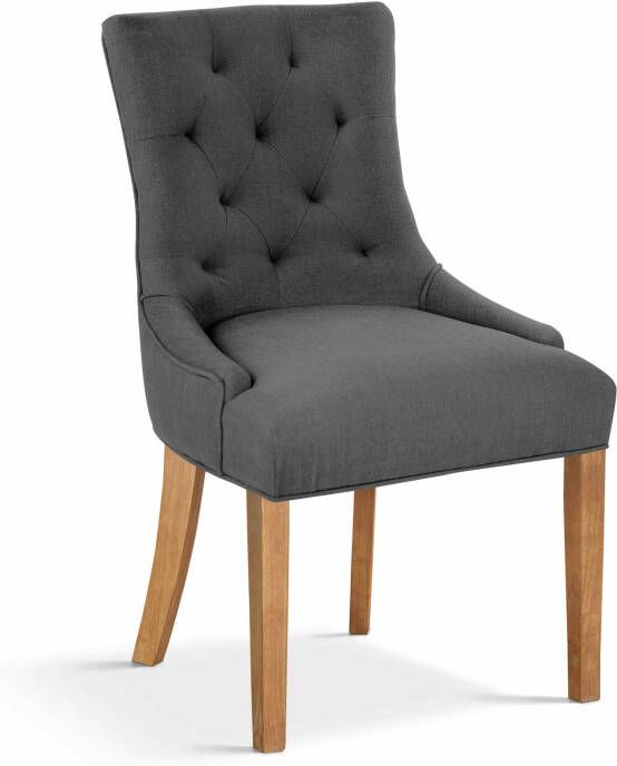 Huisenthuis.nl Stoel Sevilla Antraciet Set van 2