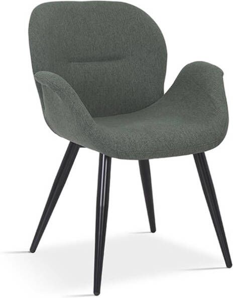 Huisenthuis.nl Stoel Tina Groen Set van 2