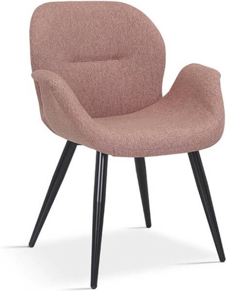 Huisenthuis.nl Stoel Tina Roze Set van 2