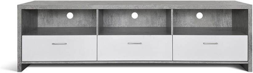 Huisenthuis.nl TV meubel Abel Beton Wit 180 cm