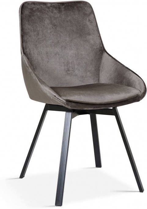 Huisenthuis.nl Stoel Eloise Bruin Set van 2