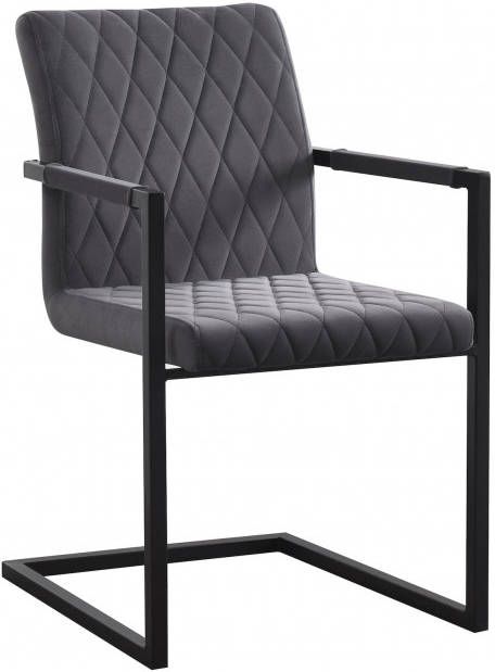 Huisenthuis.nl Stoel Linda Grijs Set van 4