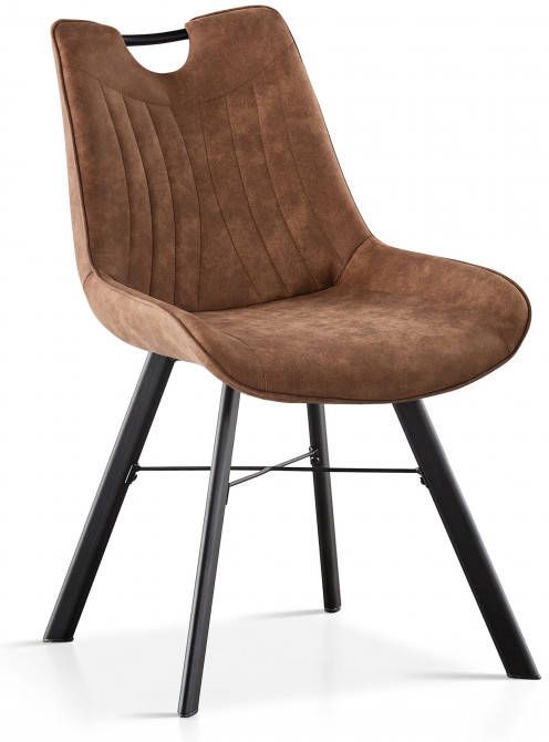 Huisenthuis.nl Stoel Marijn Bruin Set van 2