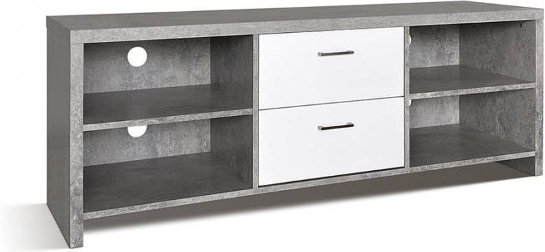 Huisenthuis.nl TV meubel Abel Beton Wit 150 cm