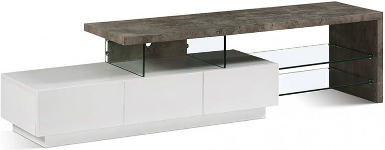 Huisenthuis.nl TV meubel Boas Beton Wit