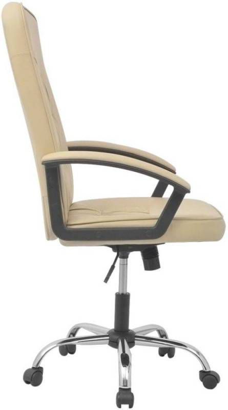VidaXL Bureaustoel 67x70 cm kunstleer gebroken wit Bureaustoel 55x63 cm kunstleer gebroken wit