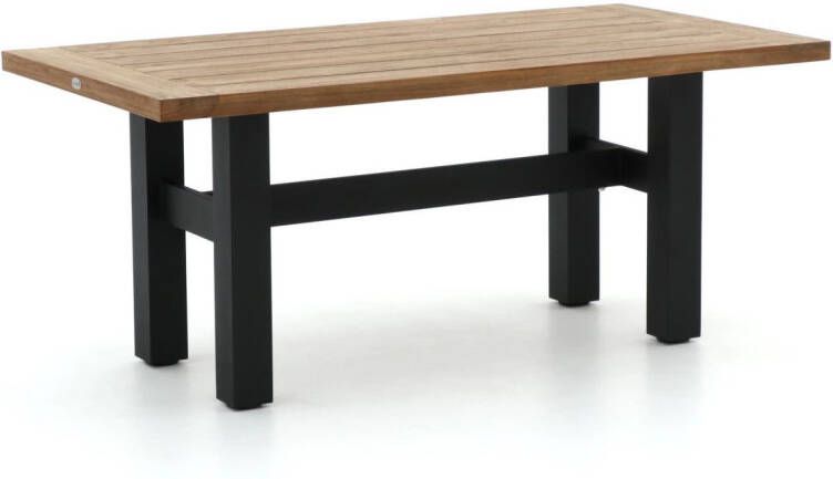 Hartman Yasmani Tuintafel L180 X B90 X H75 Vintage Bruin Teakhout Zwart H frame