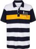 Roger Kent Poloshirt met maritieme print voor Marine/Wit/Geel online kopen