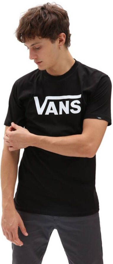 Vans T shirt met ronde hals en korte mouwen, motief vooraan