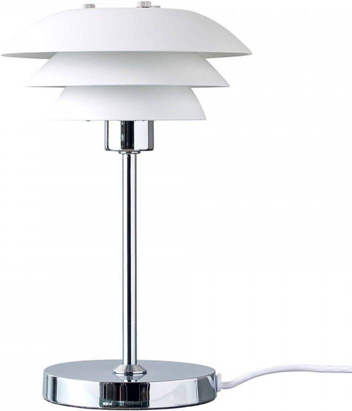 Dyberg Larsen DL16 tafellamp metaal wit