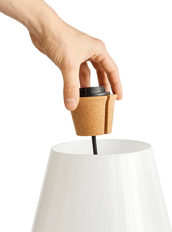 Hay Apollo tafellamp van glas, wit