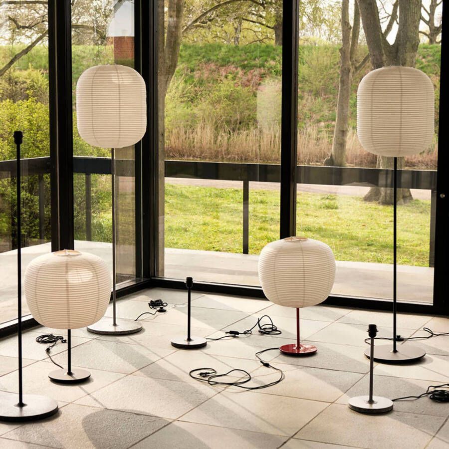 Hay Common Table kap Peach voet signaalrood