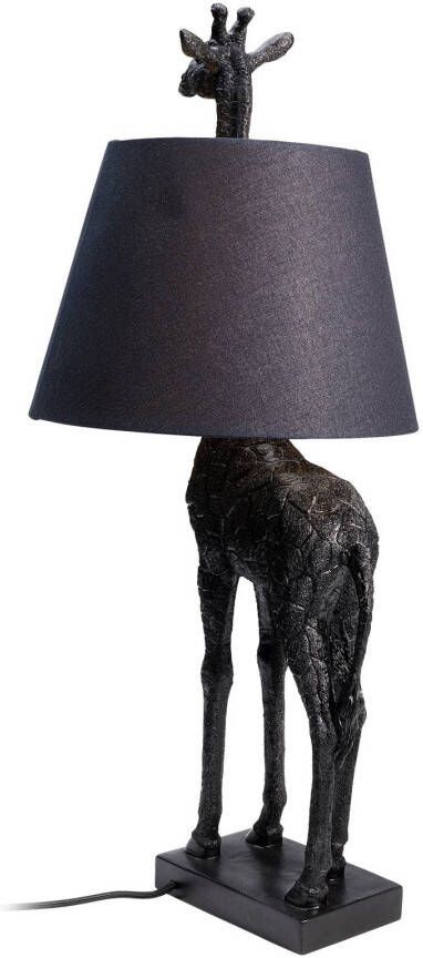 KARE Animal Giraffe tafellamp in mat zwart