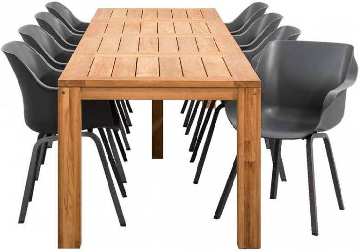 Hartman Le Sud tuinset Sophie Antibes grijs 9 delig Leen Bakker