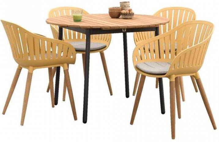 Le Sud tuinset Rodez Loire rond geel 5 delig Leen Bakker