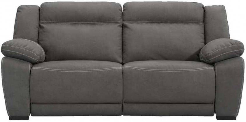 Leen Bakker Bank Dean elektrisch verstelbaar 2 zits antraciet