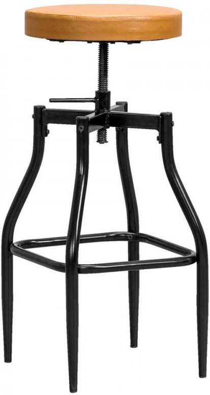 Leen Bakker Barkruk Spider cognac