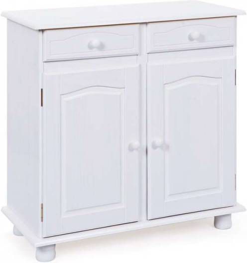 Leen Bakker Dressoir Lovi wit 87x88x43 cm