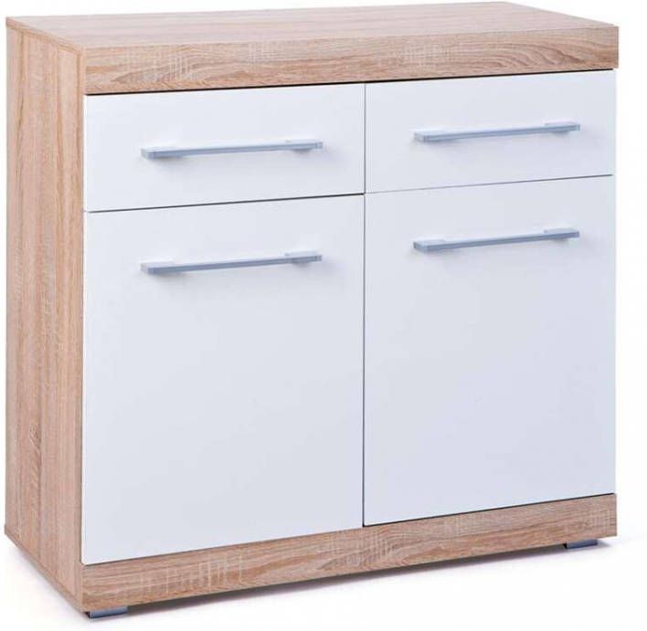 Leen Bakker Dressoir Lublin bruin 87x95x40 cm