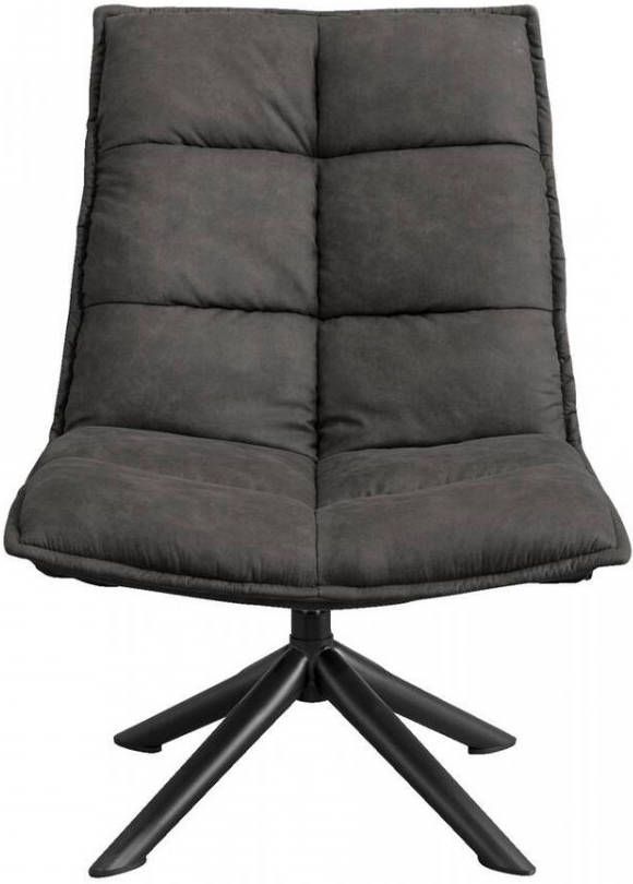Leen Bakker Fauteuil Clay antraciet