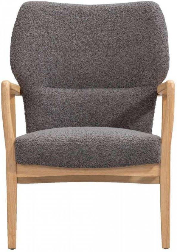 Leen Bakker Fauteuil Mila stof antraciet