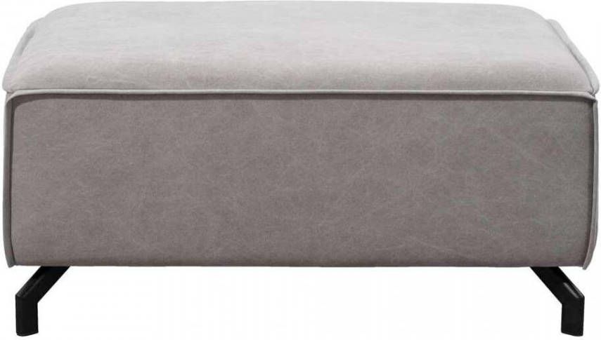 Leen Bakker Hocker Jack lichtgrijs 44x96x75 cm