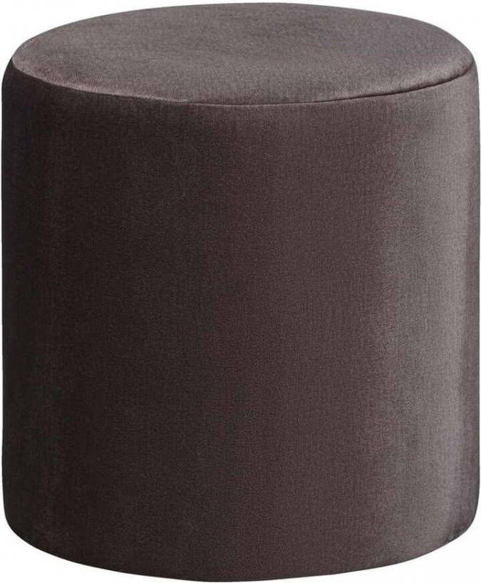 Leen Bakker Hocker Wenen antraciet 40x37 cm