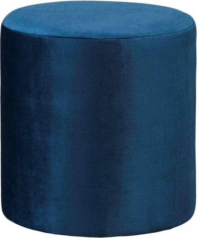 Leen Bakker Hocker Wenen blauw 40x37 cm