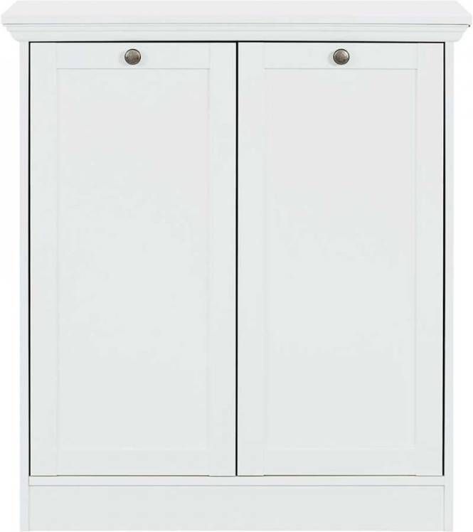 Leen Bakker Kast Vera 2 deurs wit 90x80x35 cm
