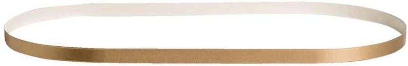 Leen Bakker Plateau Verdi wit/goud 1x36x18 cm