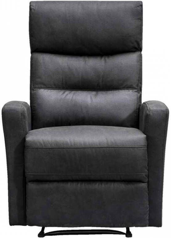 Leen Bakker Relaxfauteuil Jackson stof zwart