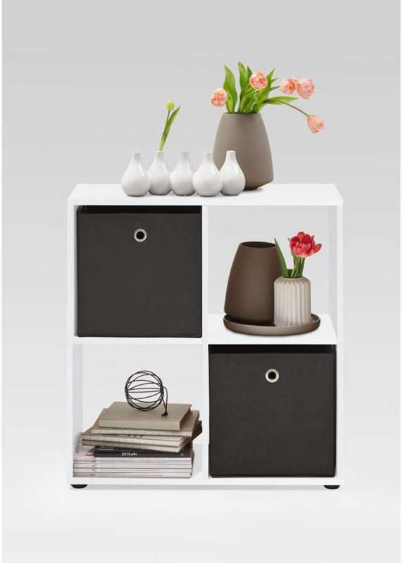 FMD Roomdivider Mega 4 vakken wit 70.1x71, 5x33 cm Leen Bakker