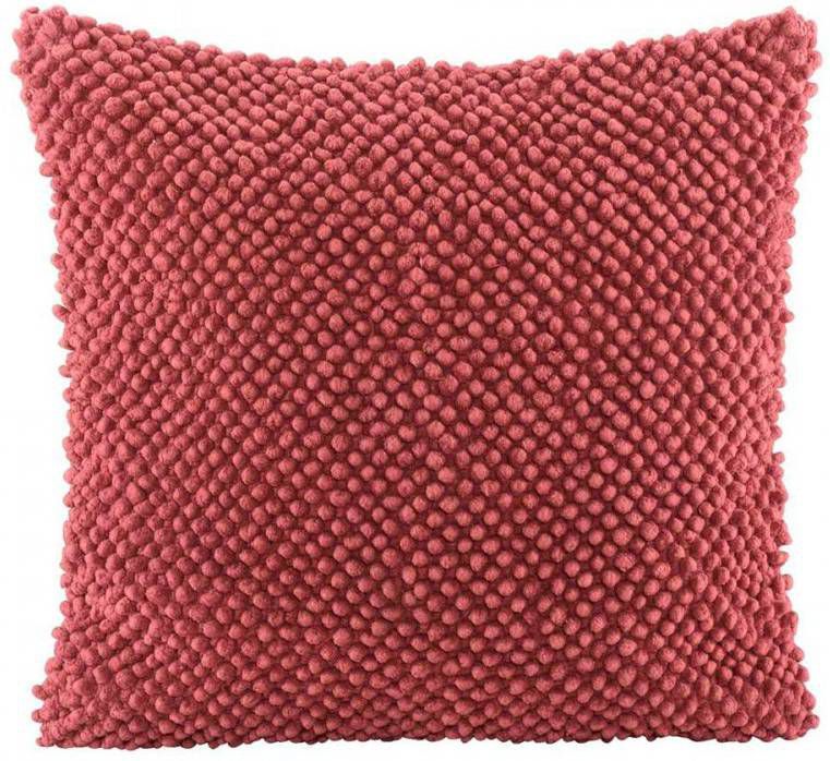 Leen Bakker Sierkussen Indy framboos 45x45 cm