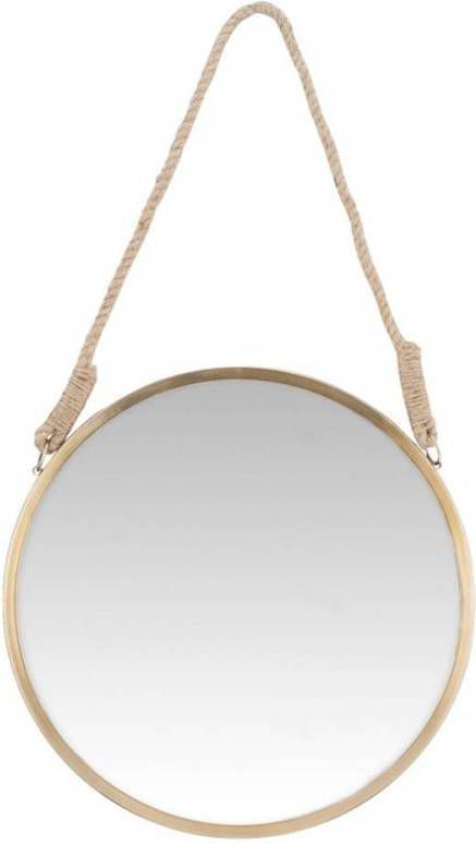 Leen Bakker Spiegel Tess messing 43 cm