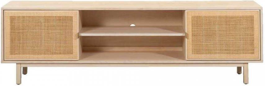 Leen Bakker TV dressoir Doddy hout/webbing 54x180x39 cm