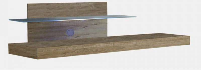 Leen Bakker TV meubel Mestre honingkleur 51x200x51 cm