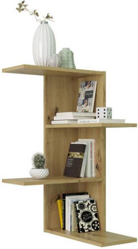 Leen Bakker Wandrek Jena eikenkleur 77, 5x45x45 cm