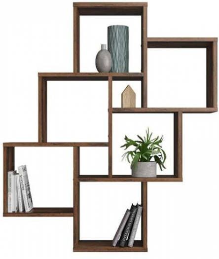 Leen Bakker Wandrek Laurio donker eikenkleur 94, 5x81, 5x16 cm