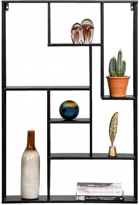 Leen Bakker Wandrek Moskou zwart 90x60x14 cm