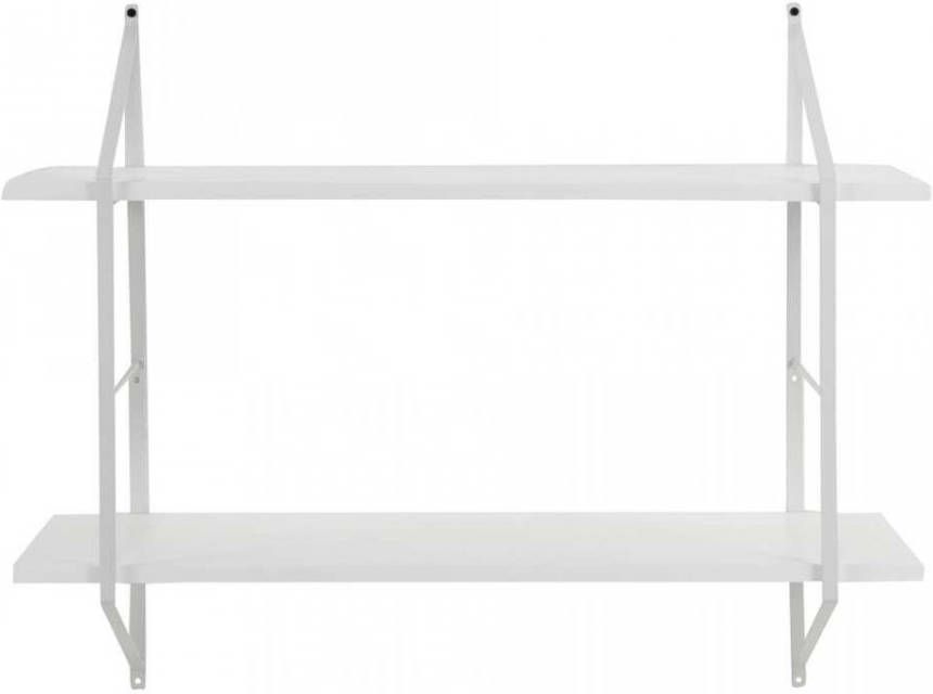 Leen Bakker Wandrek Viki wit 63x76x25, 5 cm