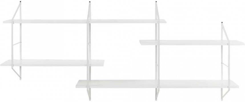 Leen Bakker Wandrek Viki wit 79x191x25, 5 cm