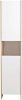 Symbiosis badkamerkast Bogeskov wit/eikenkleur 180x38, 2x28 cm Leen Bakker online kopen